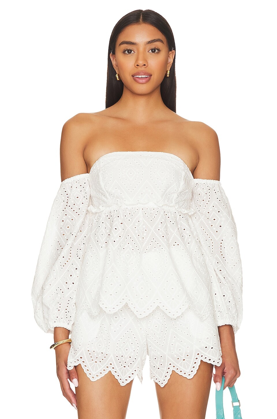 

Топ MISA Los Angeles Sera, цвет WHITE EYELET