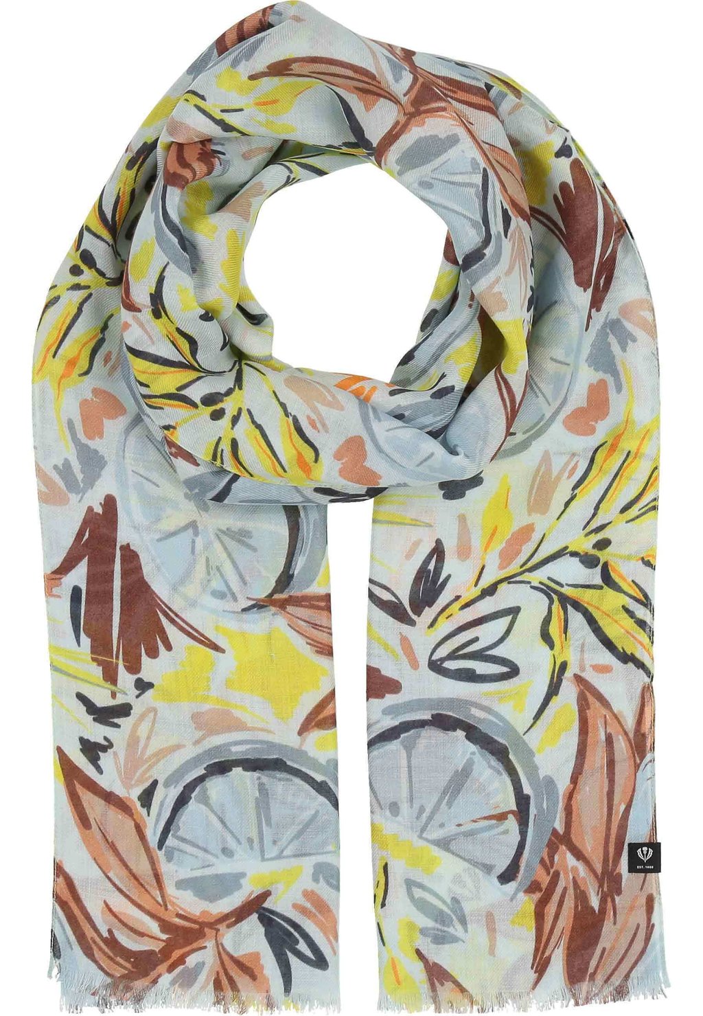 

Шарф TROPICAL FLORAL STOLA FRAAS, мультиколор
