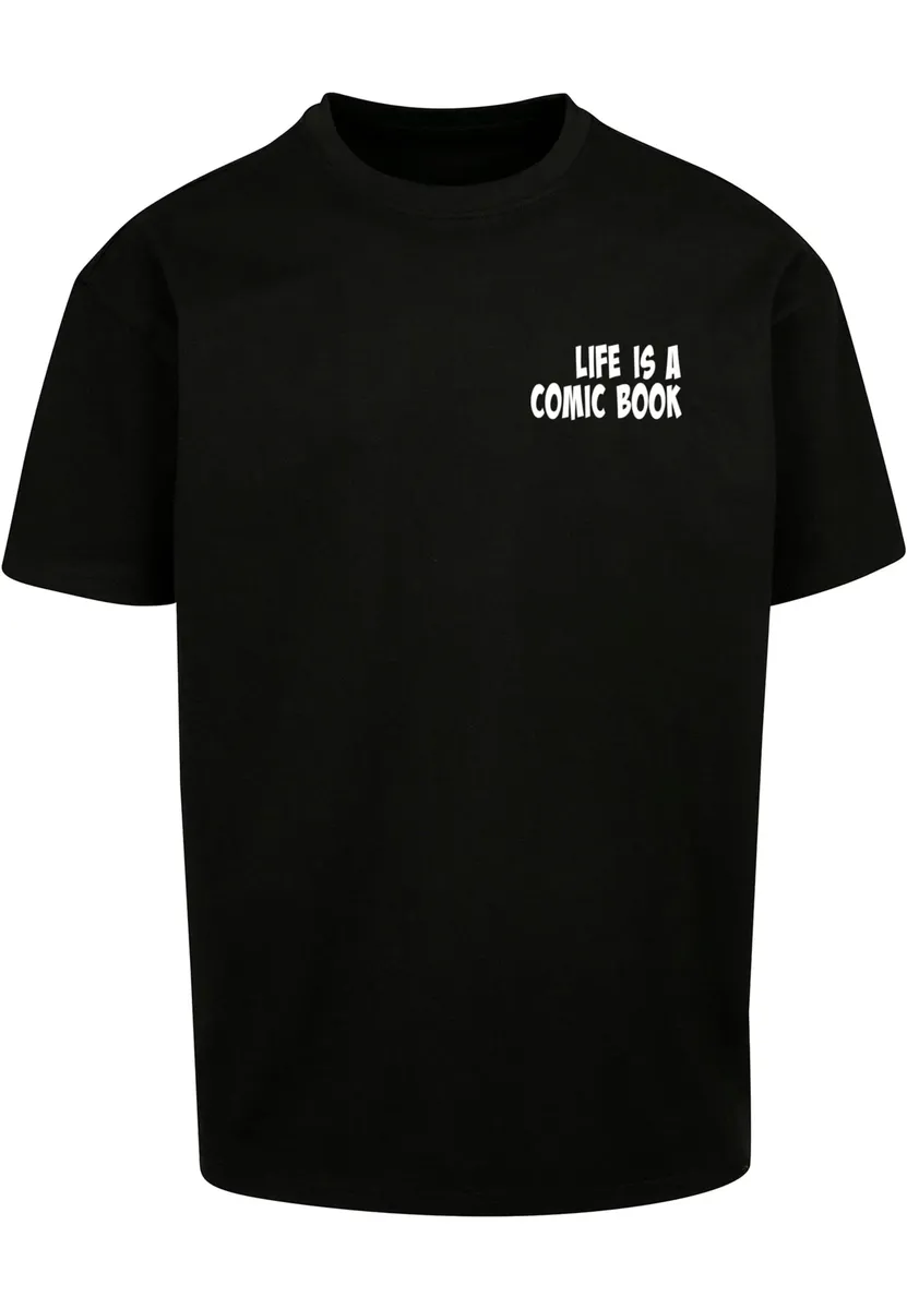 

Футболка Merchcode "Мужская футболка Merchcode с комиксами Heavy Oversized ", черный
