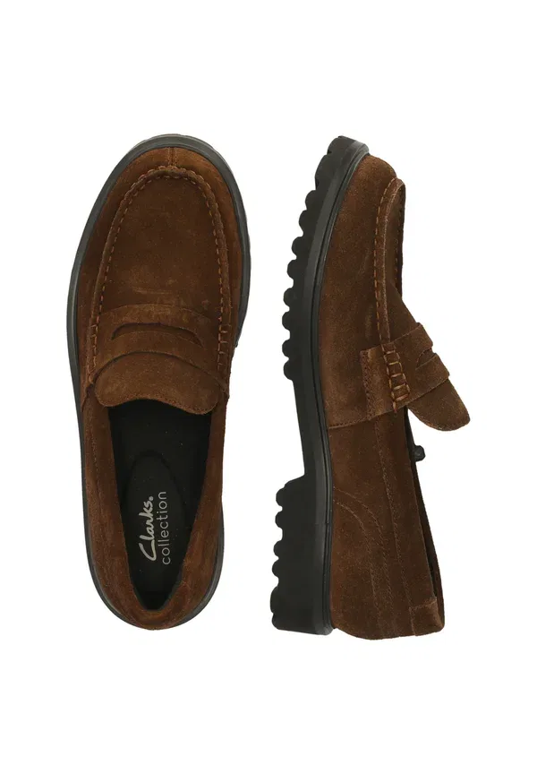 Мокасины Clarks Berwick, темно-коричневая замша — фото 3
