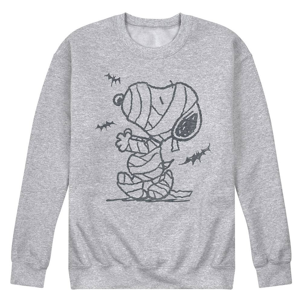 

Мужской флисовый свитшот Peanuts Snoopy Mummy Bats Licensed Character, цвет Gray Heather