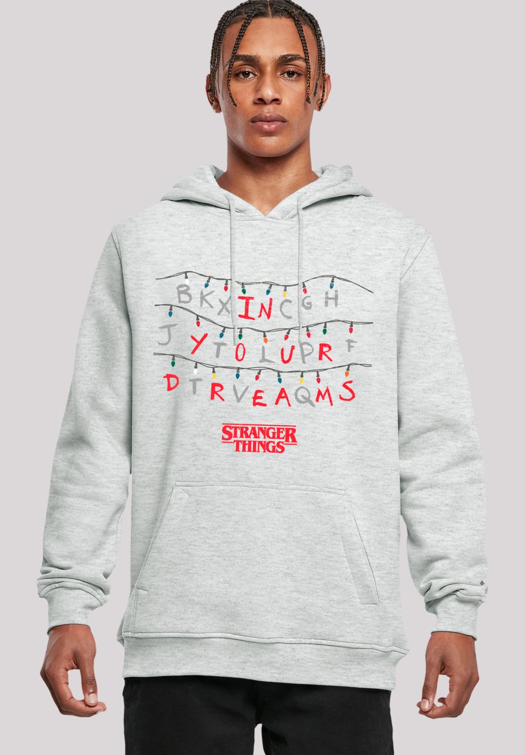 

Толстовка STRANGER THINGS IN YOUR DREAMS NETFLIX TV SERIES - Hoodie F4NT4STIC, серый