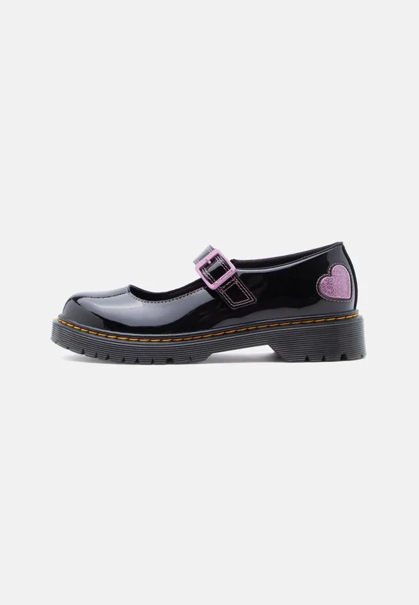 Балетки bex mary jane с ремешком на щиколотке Dr. Martens, Black