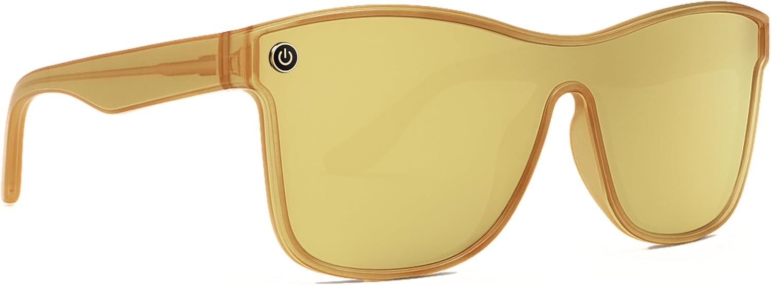 

Стильные солнцезащитные очки Funky Junque с зеркальными линзами для мужчин и женщин, светоотражающие, модные, незаменимые для пляжа, дизайнерские, с защитой от УФ-излучения, Gold