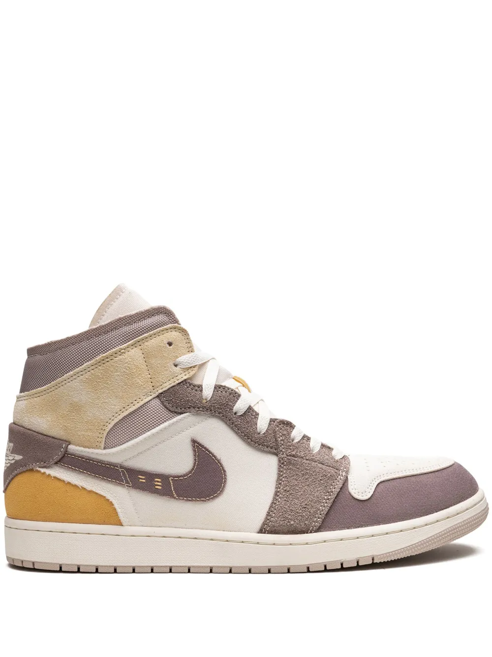 Кроссовки Air Jordan 1 Mid SE Craft, серый