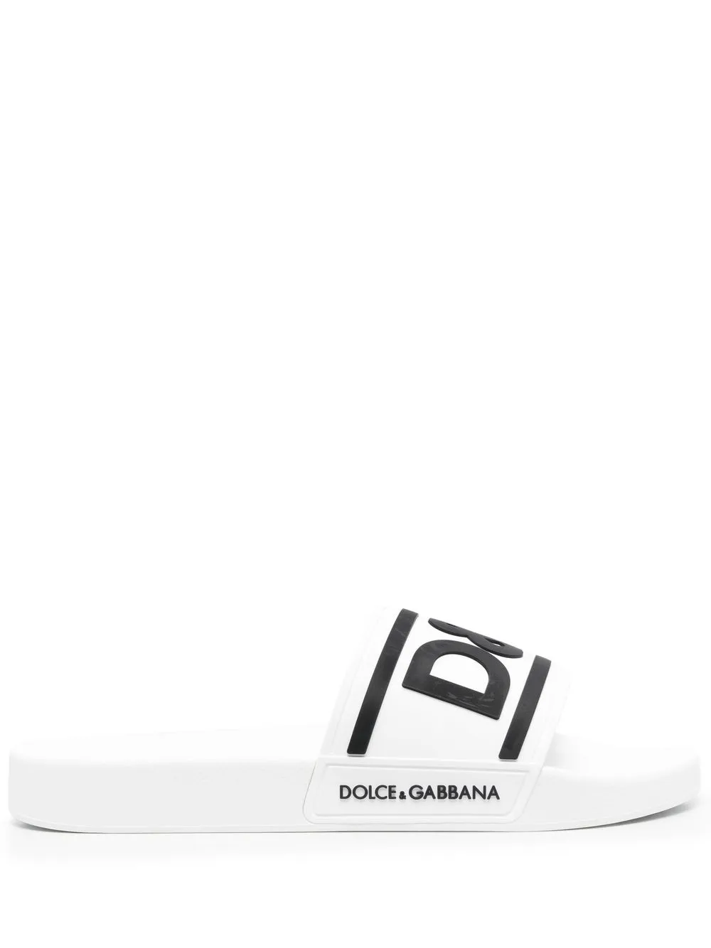 

Шлепанцы Gomma DOLCE & GABBANA, белый