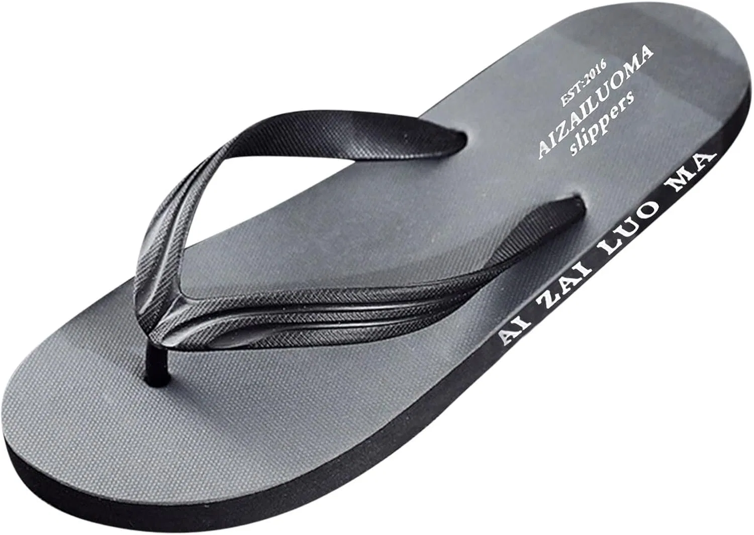Generisch Вьетнамки Herren Zehentrenner Sandalen Breite Füße Badelatschen Sommer Hausschuhe Zehensandalen Badeschlappen Sommerschuhe Pantoletten Badepantoletten, 011 Grey
