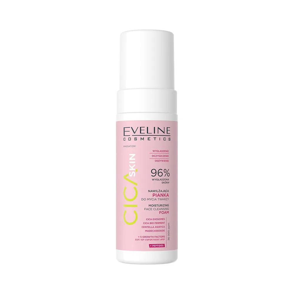 Крем для лица Eveline Cosmetics — Увлажняющая очищающая пенка для лица Cica Skin от