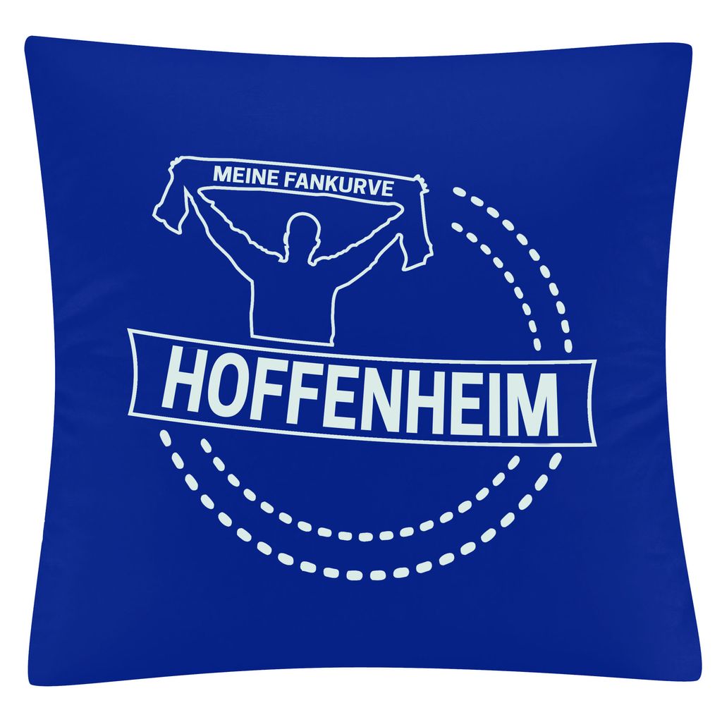 

Чехол на подушку multifanshop - Hoffenheim - My Fan Curve, синий, размер один размер