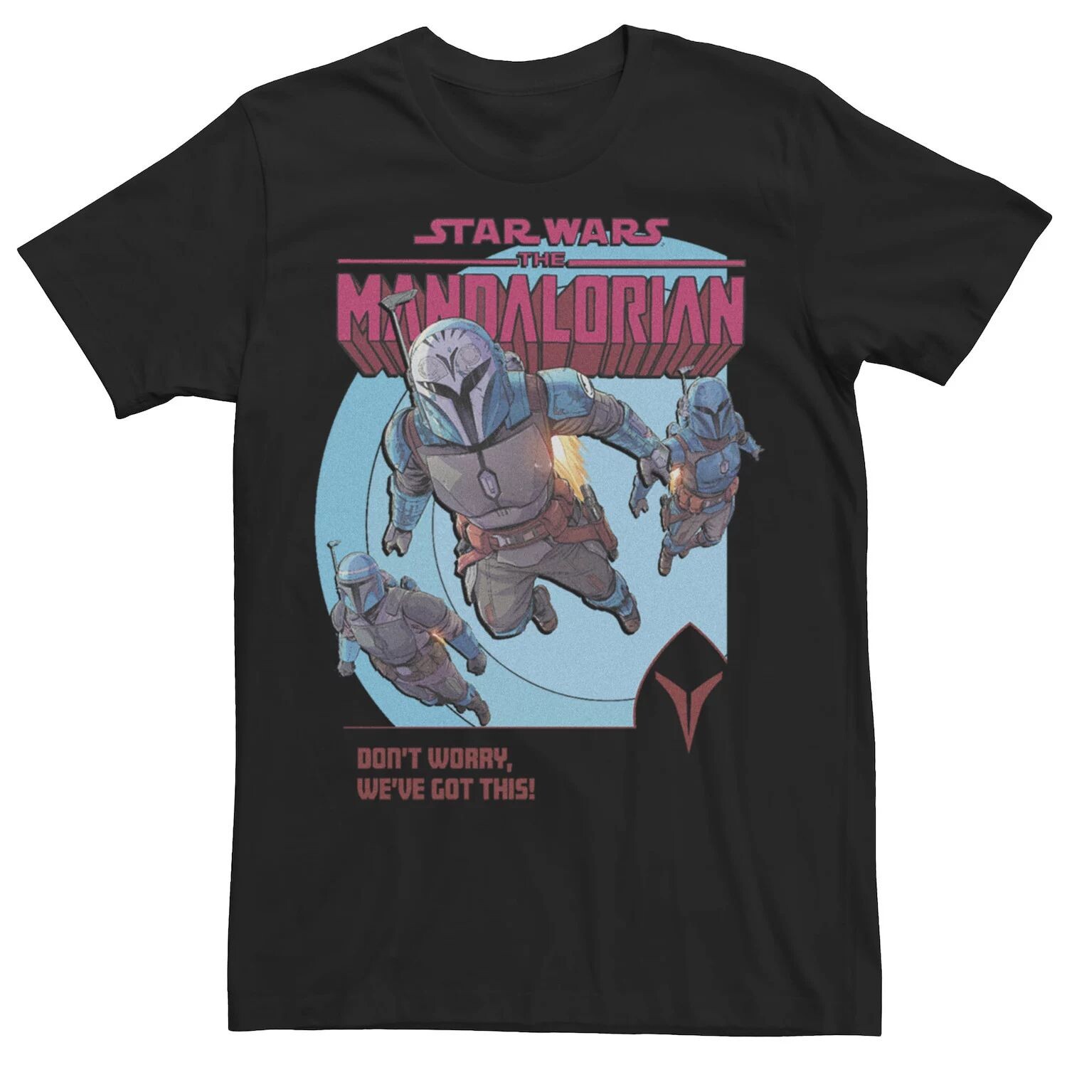 

Мужская футболка The Mandalorian Don't Worry Tee Licensed Character