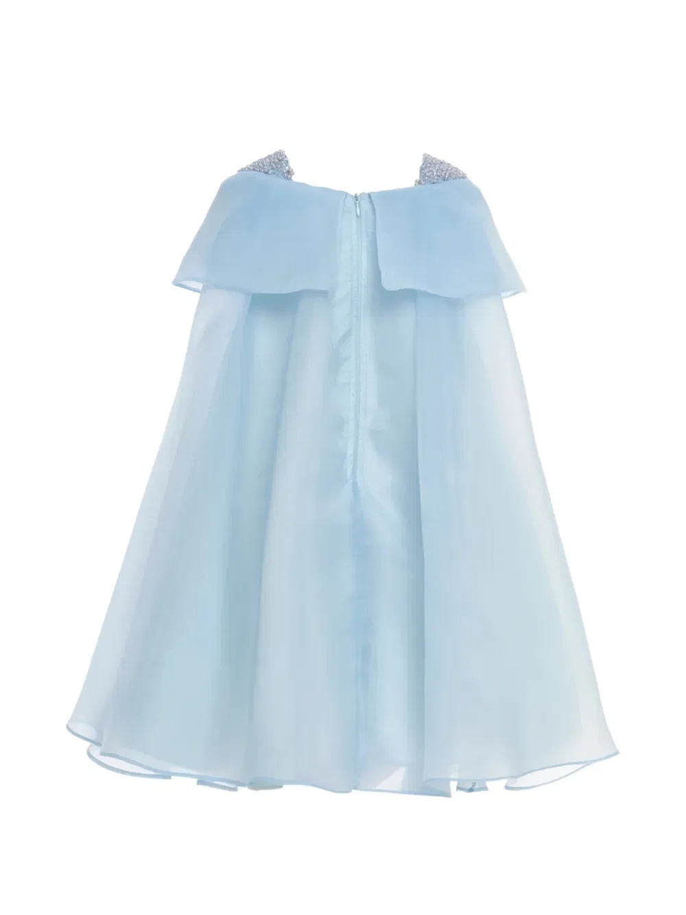 Комплект платья, расшитого бисером Dress & Fleur, синий — фото 2