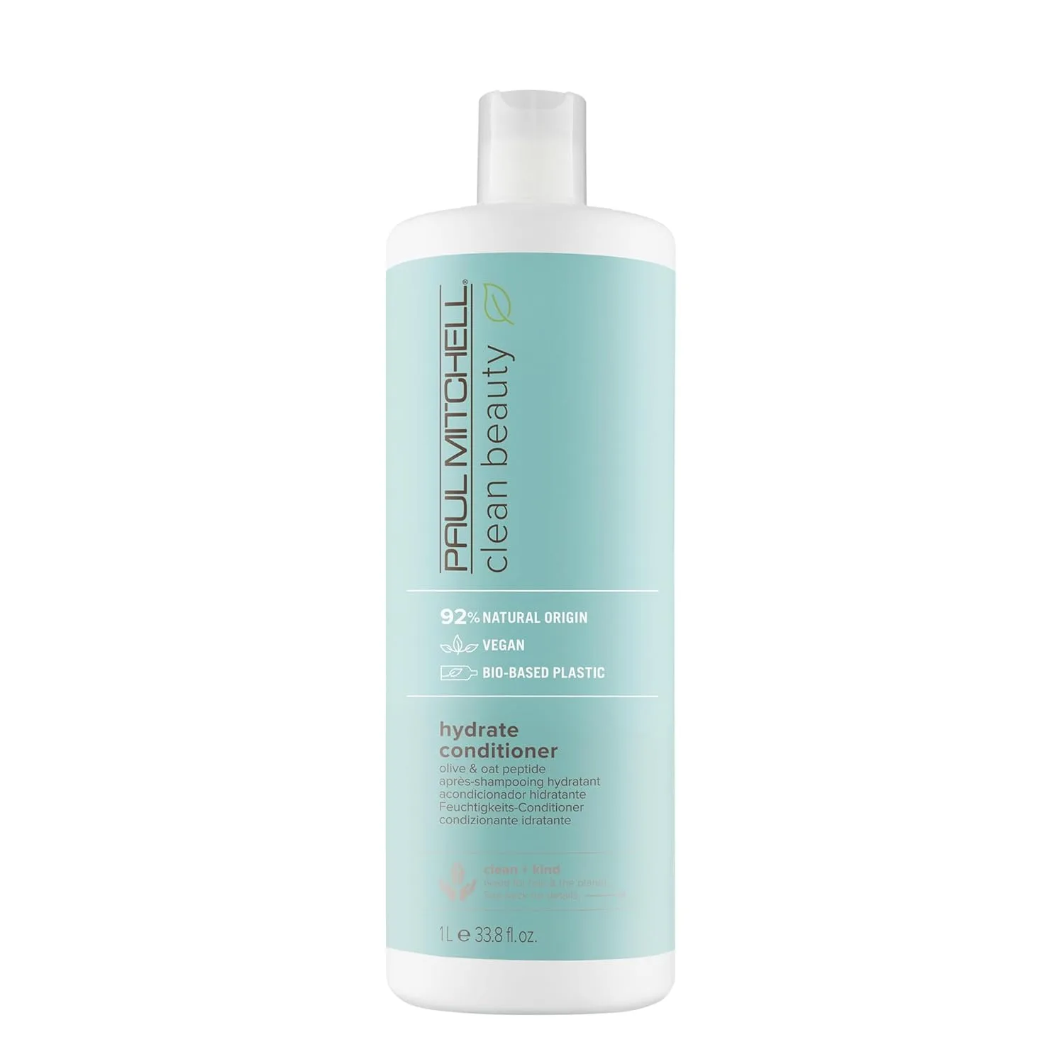 Кондиционер Paul Mitchell Clean Beauty Hydrate, интенсивно питающий, улучшает управляемость, для сухих волос. 1000 мл (.), Olive
