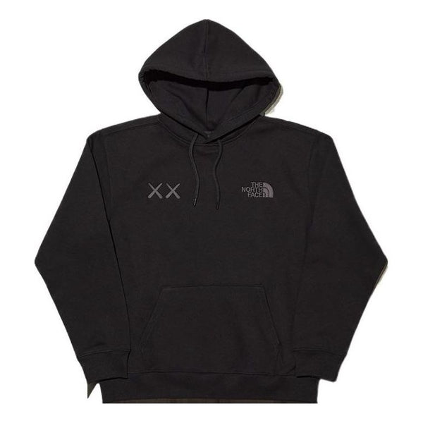 

Толстовка x kaws fw22 hoodie 'black' The North Face, черный