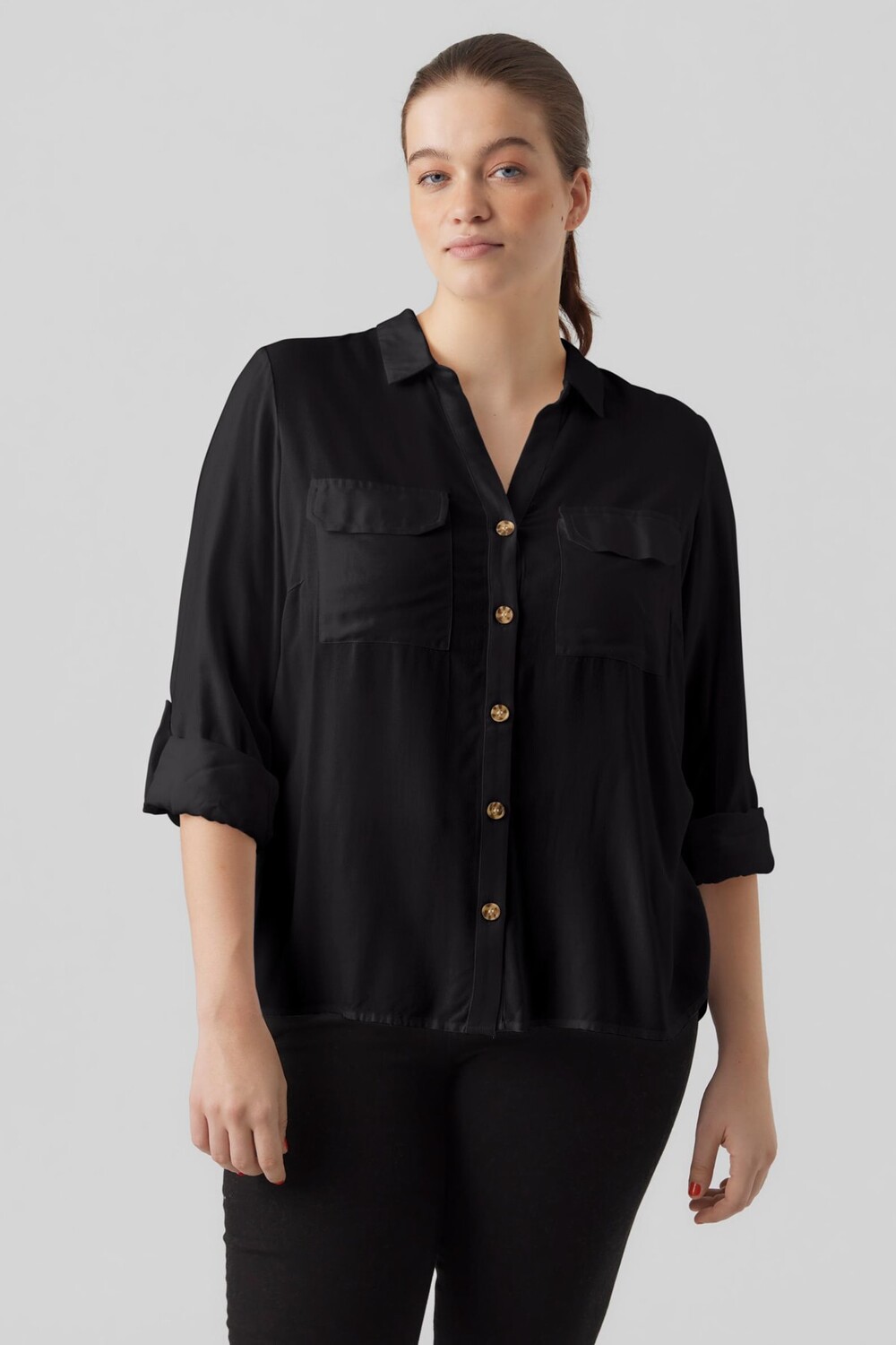 

Vero Moda Curve Черная юбка для женщин/девочек Veromoda, черный