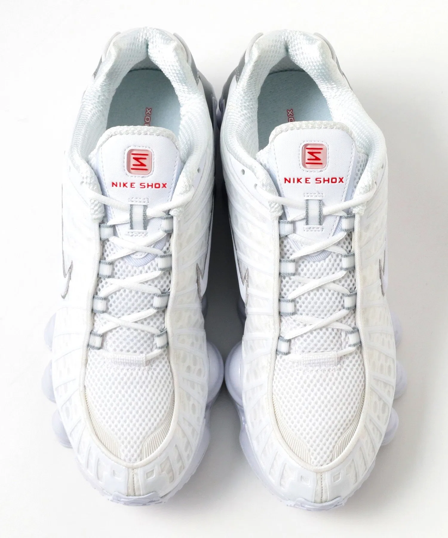 Мужские кроссовки NIKE SHOX TL белые — фото 4