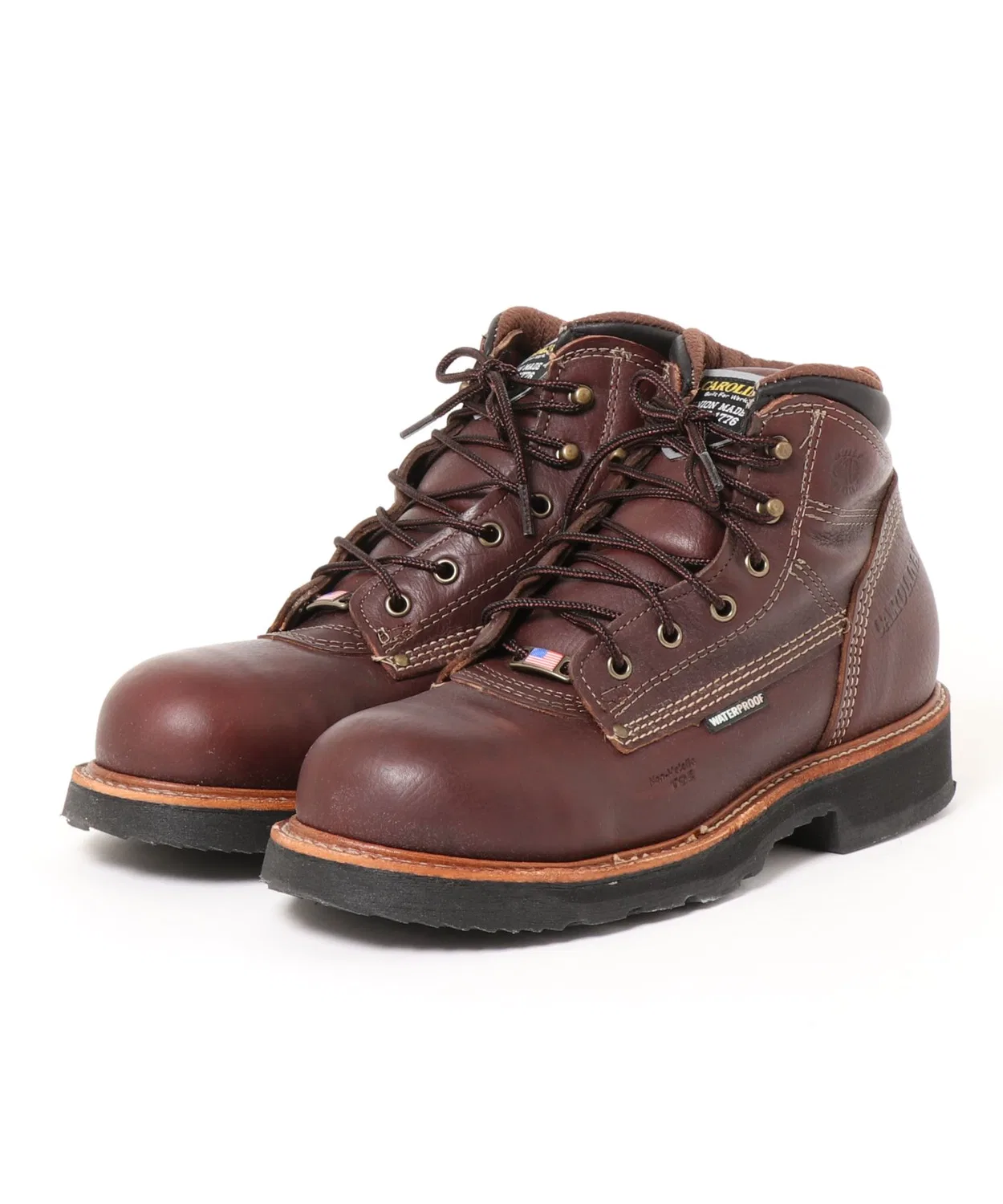 Ботинки рабочие Carolina S6 WATERPROOF COMP TOE WORK BOOT из кожи, коричневые