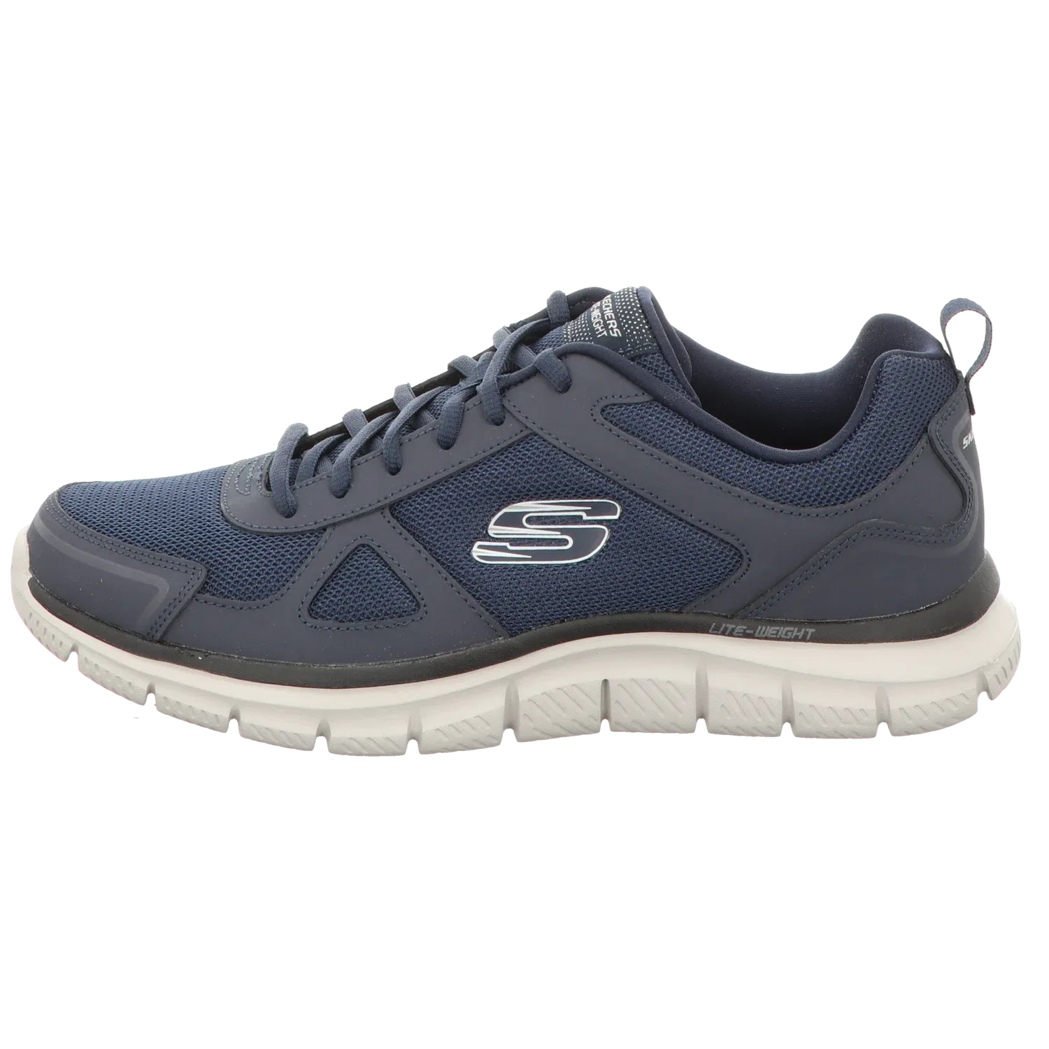 Кроссовки низкие кожаные Skechers, синий — фото 2