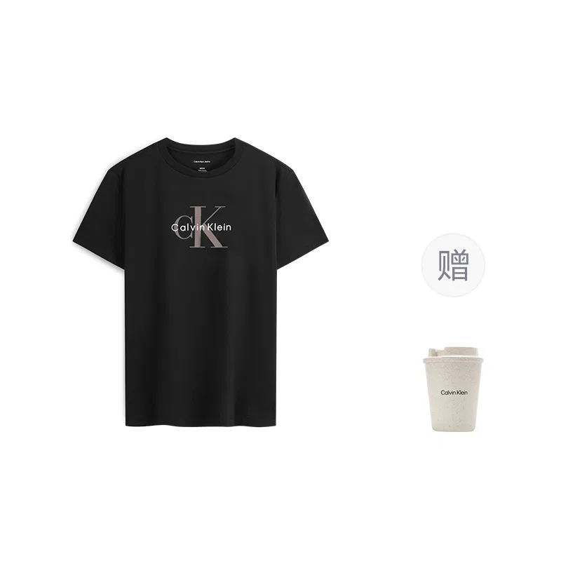 Футболка Calvin Klein с коротким рукавом, космический черный