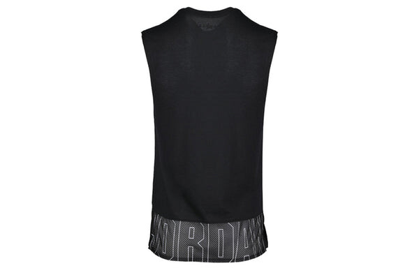 Майка Air Jordan Basketball Training Sports Sleeveless Vest Black, черный — фото 2