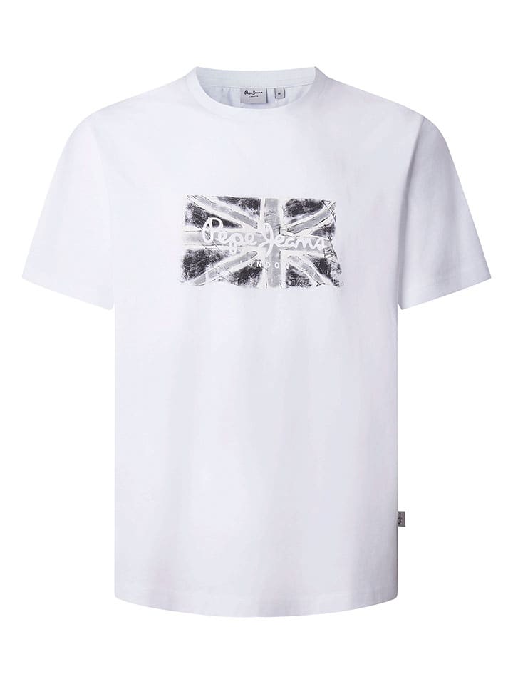 

Футболка Flag Pepe Jeans, белый