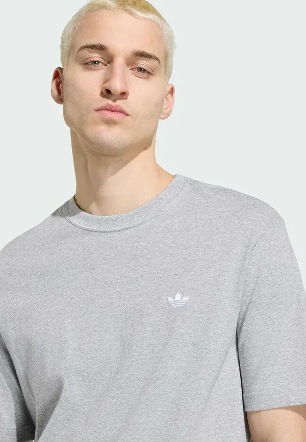 Футболка Adidas Originals Loo31 basic t-shirt, средне-серый меланж — фото 3