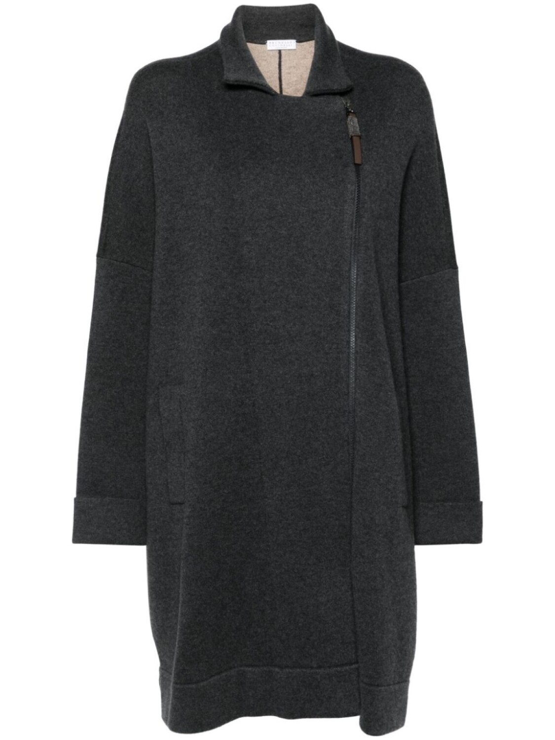 

Brunello Cucinelli кардиган с цепочкой Монили, серый