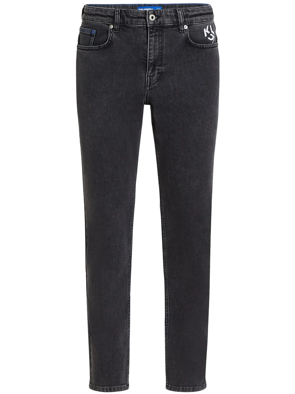 

Джинсы скинни с логотипом Karl Lagerfeld Jeans, серый