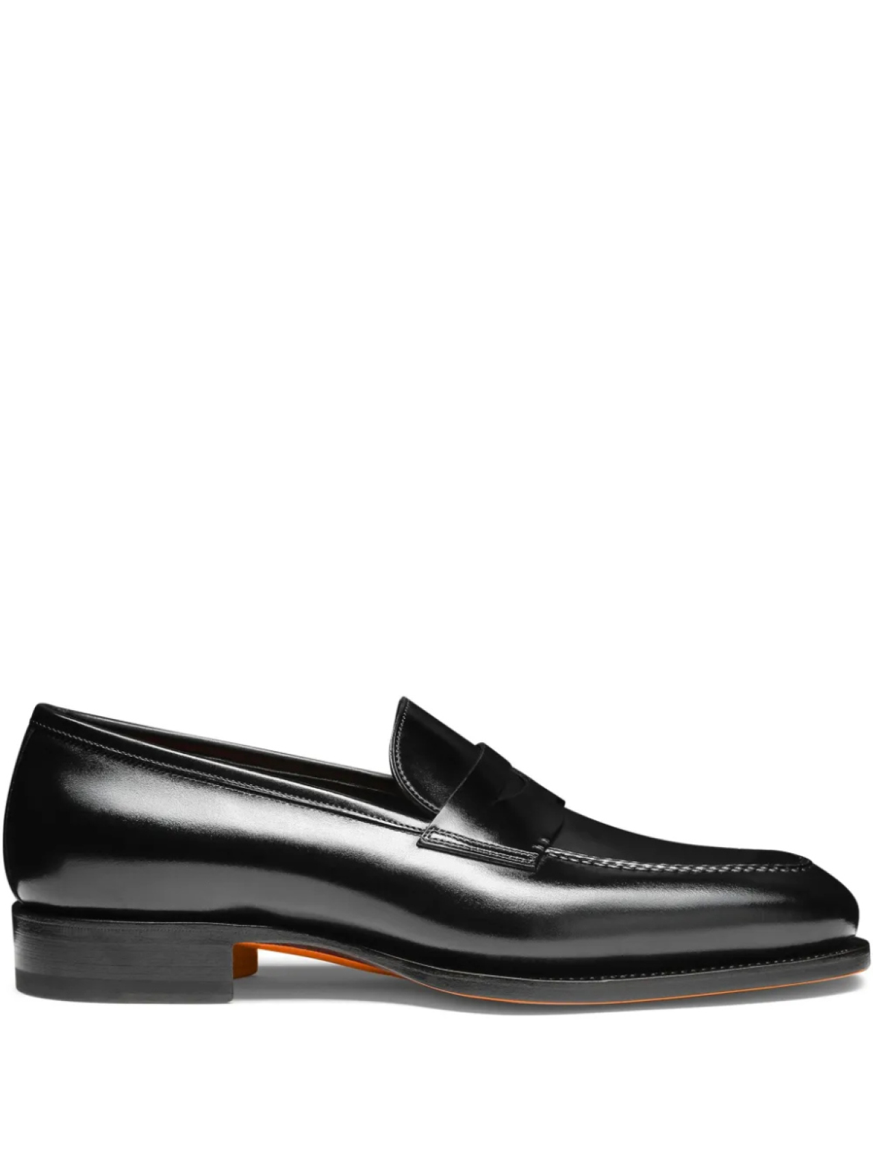 

Santoni кожаные лоферы, черный
