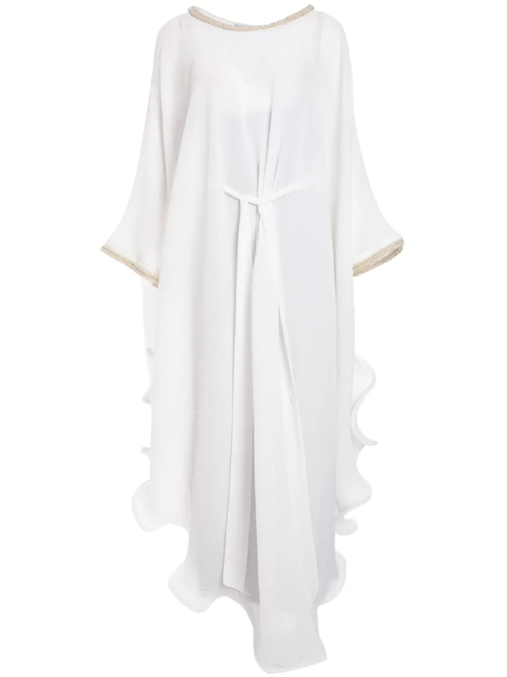 

Платье-комбинация Beads со съемной деталью Baruni, белый