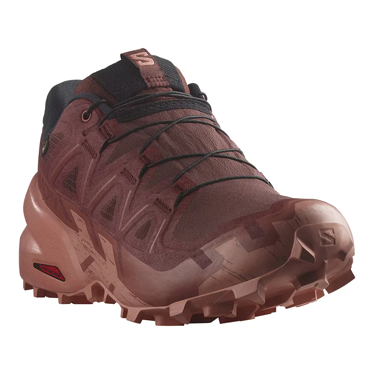 Кроссовки Salomon Women's Speedcross 6 Gore-Tex Trail Running, красный — фото 2