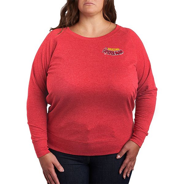 

Футболка с длинным рукавом с логотипом The Amazing Spider-Man, Plus Size Marvel, Heather Red, Красный, Футболка с длинным рукавом с логотипом The Amazing Spider-Man, Plus Size Marvel, Heather Red