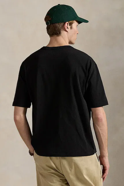 Футболка хлопковая Tee Polo Ralph Lauren, черный — фото 2