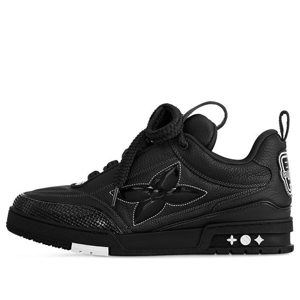 

Кроссовки skate sneakers 'black white' Louis Vuitton, черный