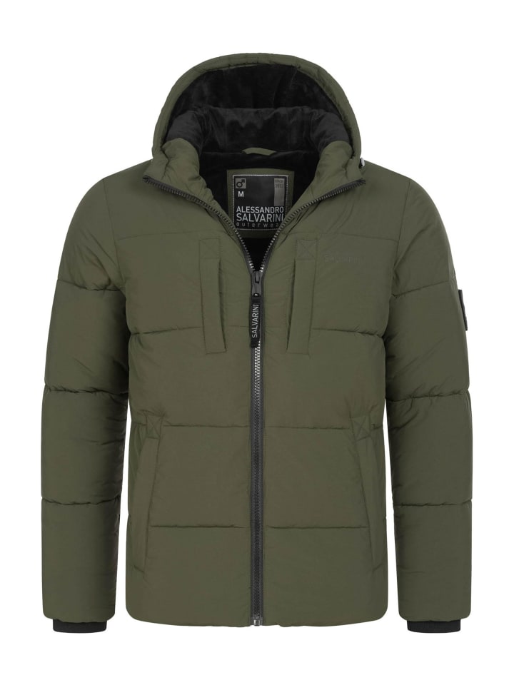 

Зимняя куртка Alessandro Salvarini Winterjacke AS-422, оливковый, Зеленый, Зимняя куртка Alessandro Salvarini Winterjacke AS-422, оливковый