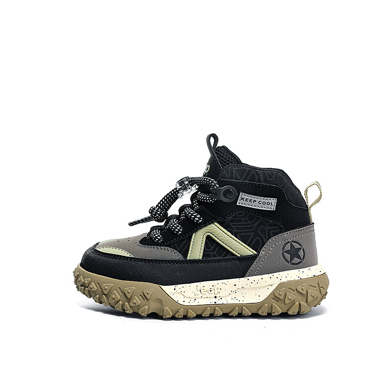 

Кроссовки Jeep Kids Lifestyle Shoes Kids High-top Black, зеленый