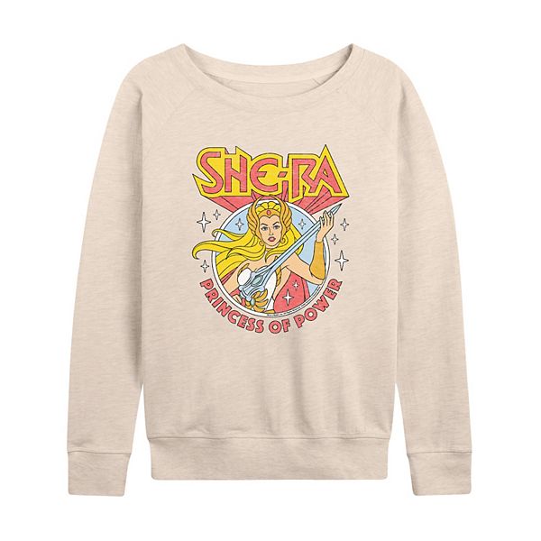 

Женская футболка с длинным рукавом She-Ra Princess of Power из французского футера Licensed Character, Beige