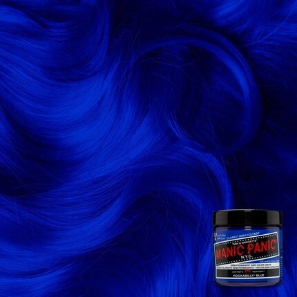 Полуперманентная краска для волос Manic Panic Rockabilly Blue, 118 мл — фото 3