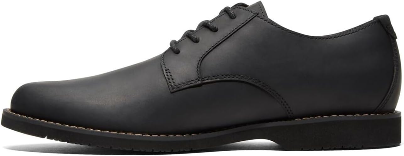 Мужские кожаные оксфорды Timberland Woodhull, черный — фото 4
