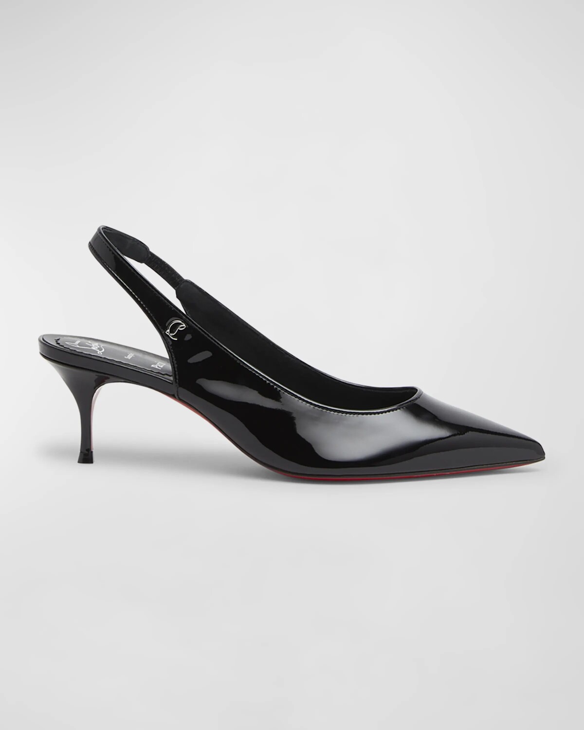 Лакированные туфли Kate Sporty с пяткой на пятке Christian Louboutin, черный