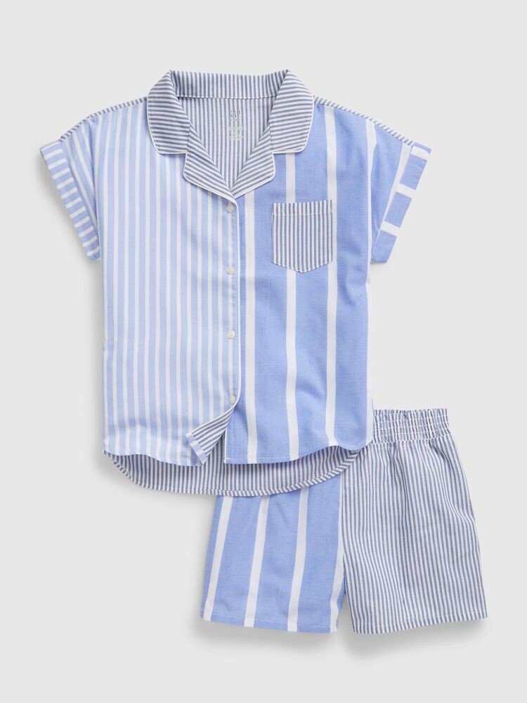 

Детская полосатая пижама Gap, синий