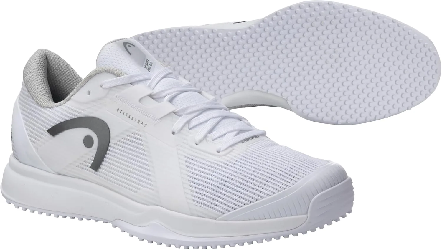 Мужские кроссовки HEAD Sprint Pro 4.0 Grass, белый/серый — фото 2