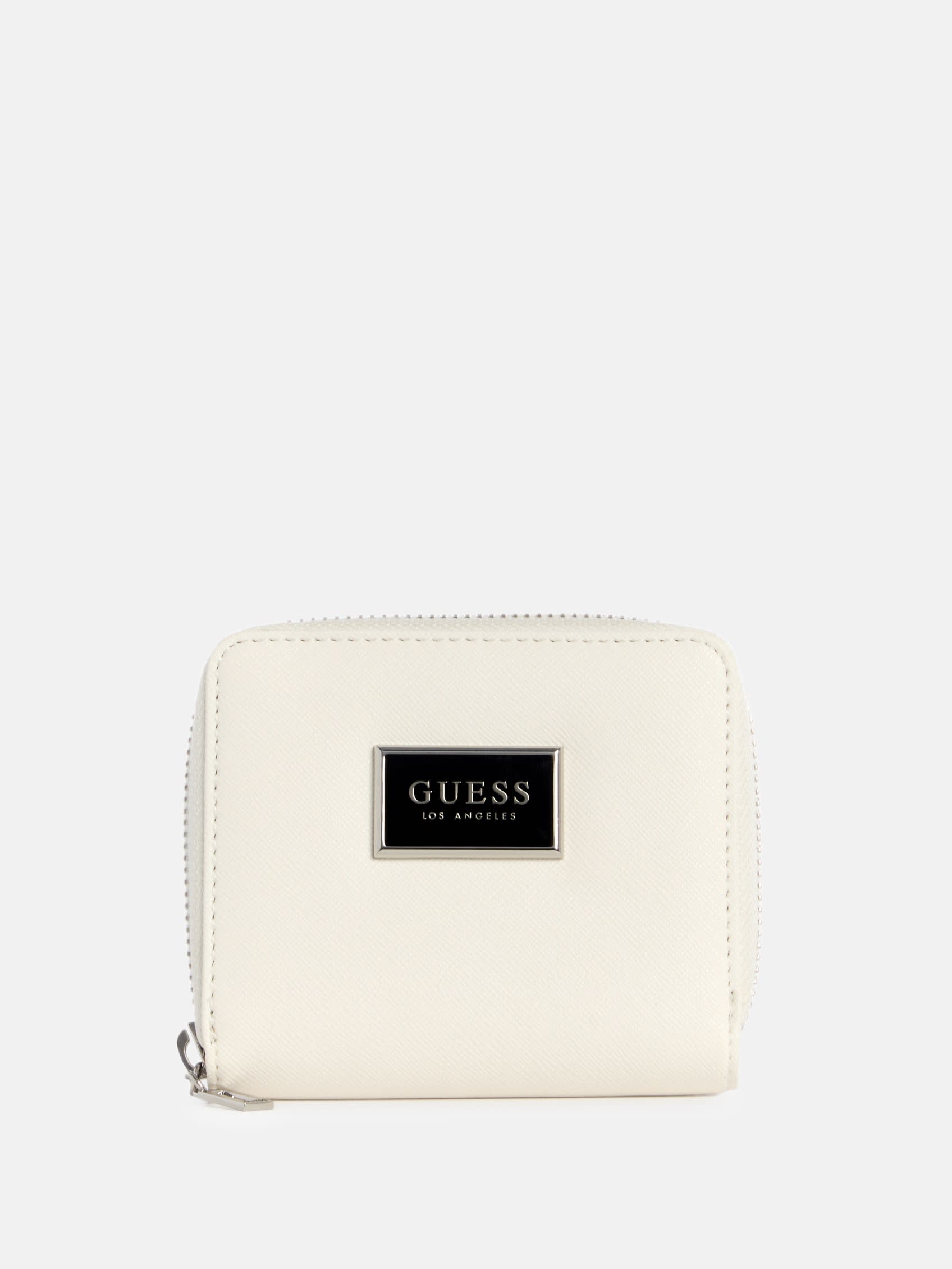 

Кошелек Abree Saffiano на молнии Guess Factory, цвет milk multi
