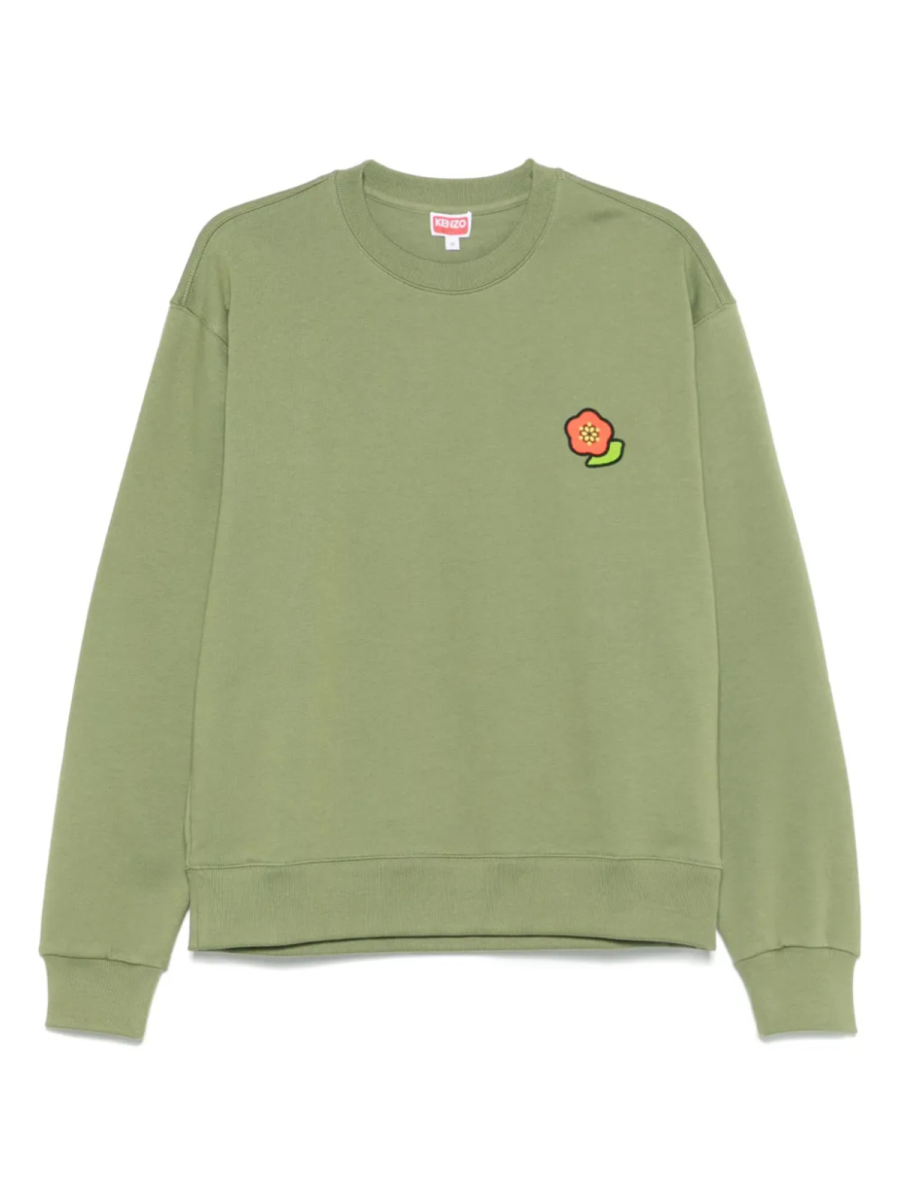 

Хлопковый свитер Kenzo, зеленый