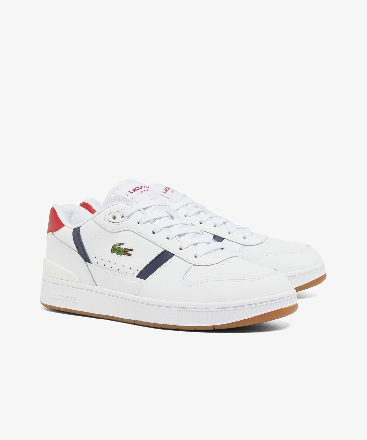 Мужской набор Т-образных зажимов 224 8 SMA LACOSTE, White