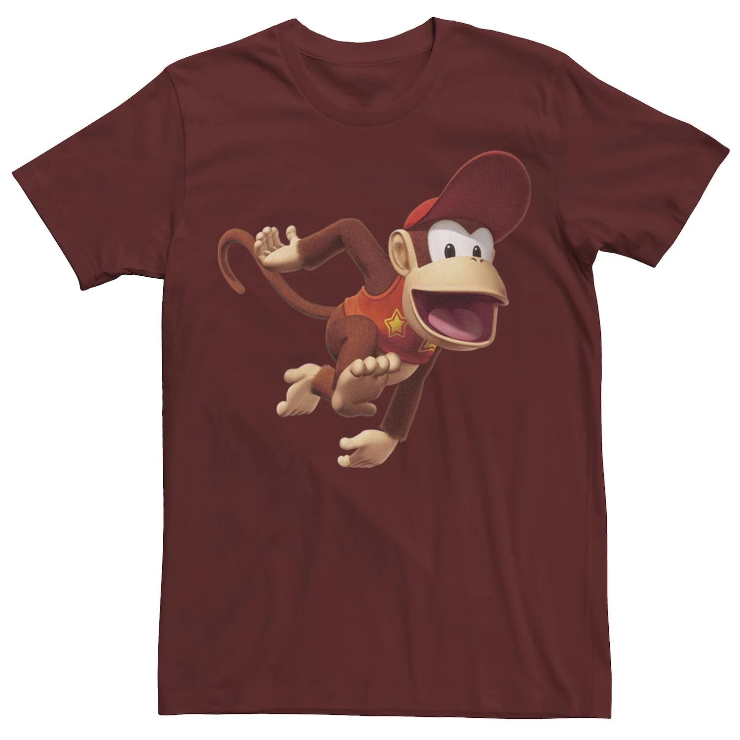 

Мужская футболка с портретом Nintendo Diddy Kong Licensed Character