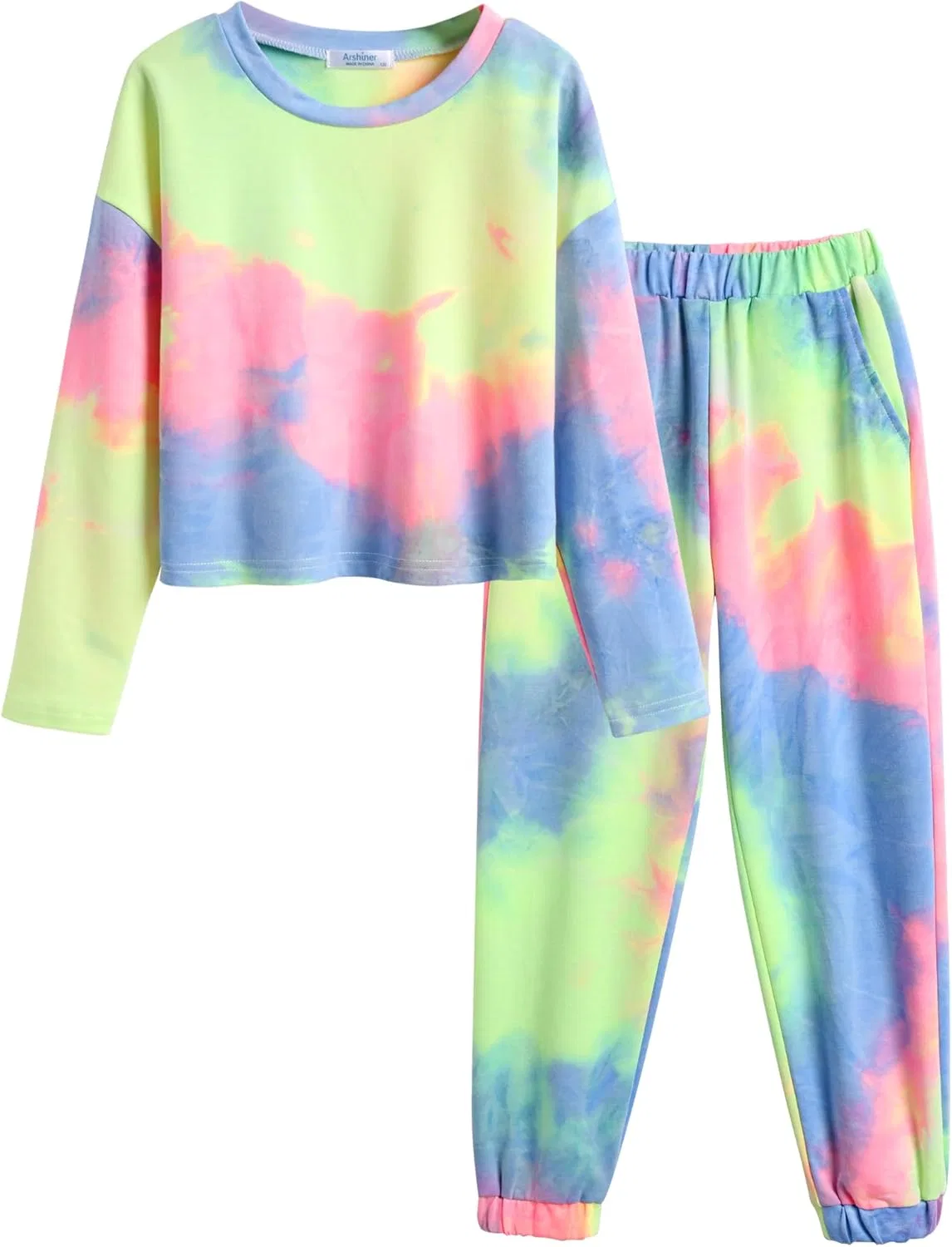 Спортивный костюм для девочек Rainbow Arshiner, 2 предмета, размеры 5-14 лет