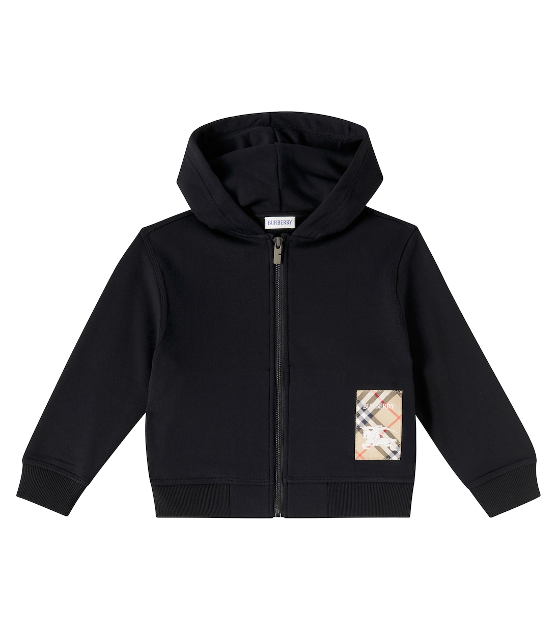 

Хлопковая толстовка EKD Burberry Kids, черный