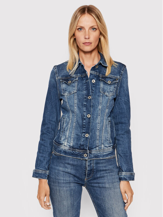

Джинсовая куртка стандартного кроя Pepe Jeans, синий