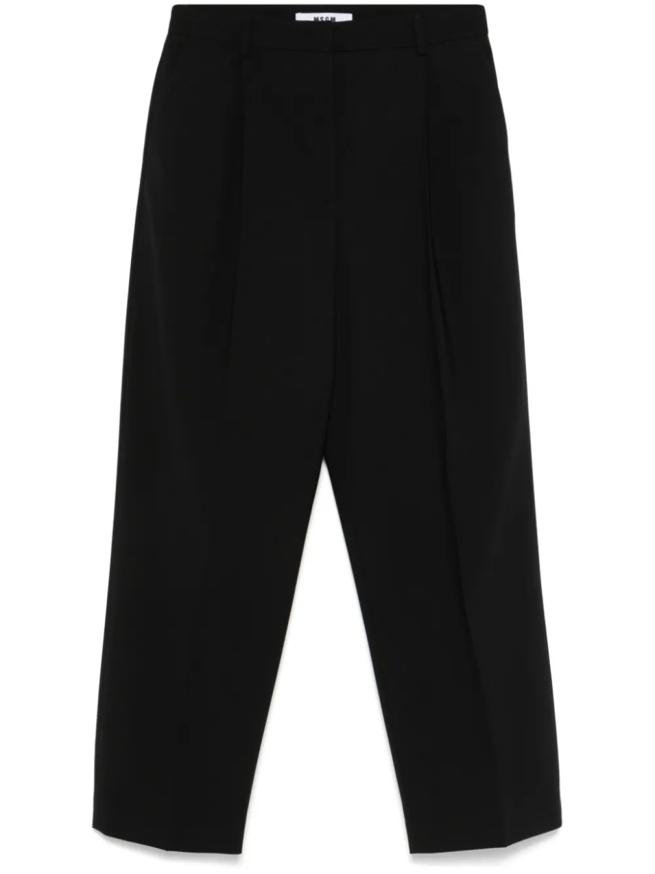 

MSGM брюки со складками, черный