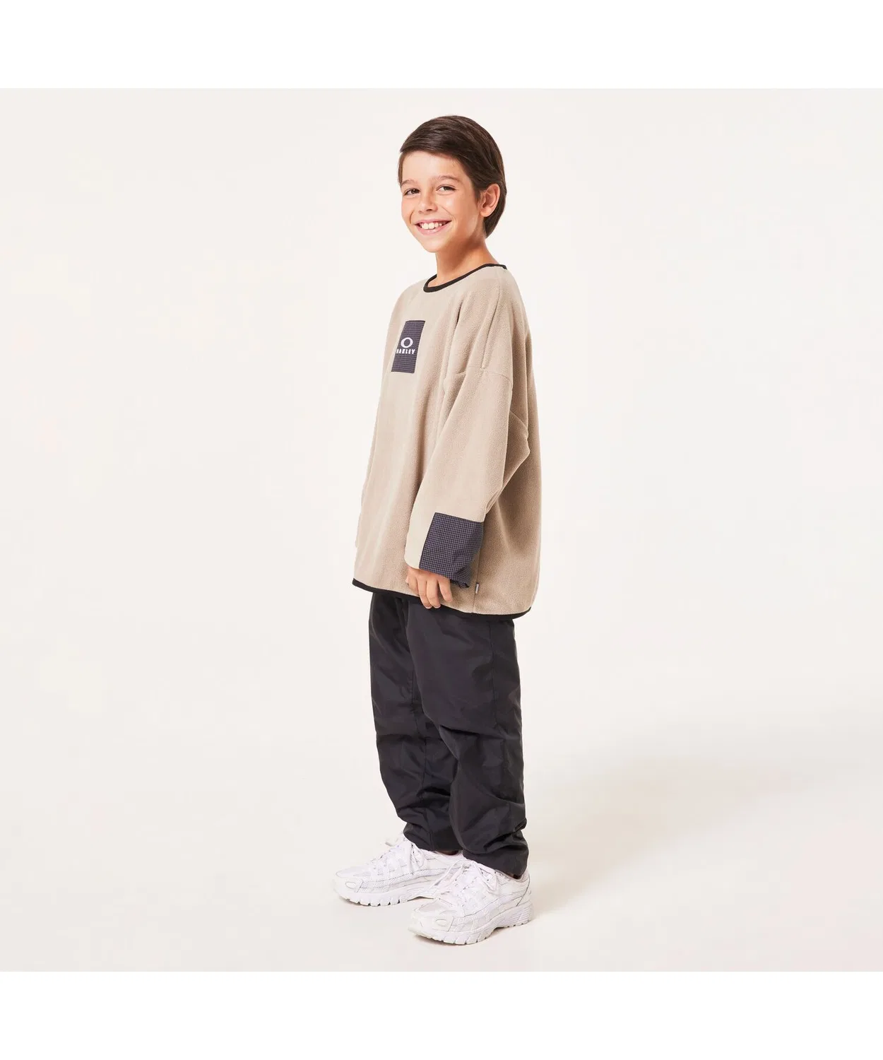 Флисовая кофта OAKLEY YTR Micro Fleece Crew 8.0, детская, полиэстер, синий — фото 3